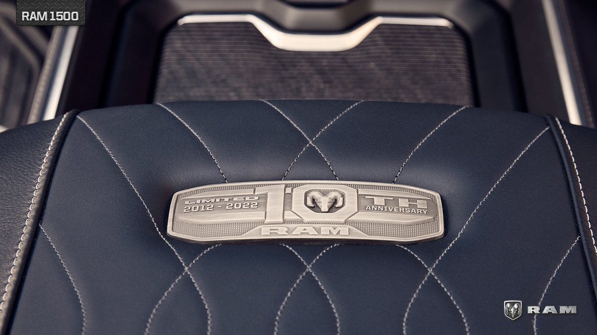 RAM_MX's tweet photo. Cumplimos una década creando pickups para los líderes de hoy. 💪🏼😎
Y lo conmemoramos con #RAM1500 Limited 10th Anniversary, que incluye la mejor combinación de capacidades, tecnología y refinamiento. 🏆
#SomosRAM #ATodoConTodo https://t.co/DzZlotPyYq