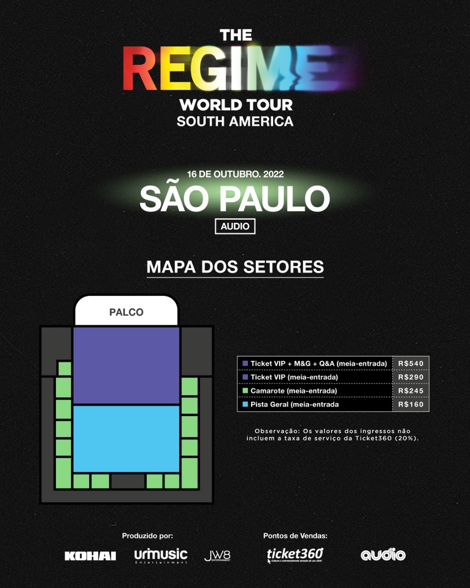 jw8ent's tweet photo. Prontos para a DPR "The Regime Tour"?

Data: 16/10/2022
Horário: 20h
Local: Audio - SP
Início das Vendas: 15/04/2022 às 14h

Mais informações em breve! https://t.co/d3pC0ISmH5