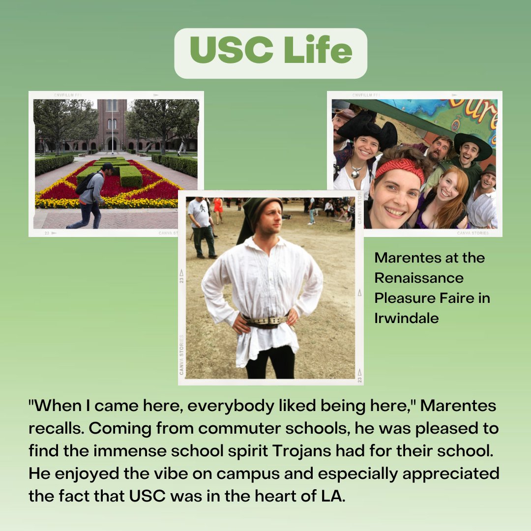 Introducing our April Student Spotlight, Adam Marentes! Marentes joined the program in Fall 2017. #FightOn!