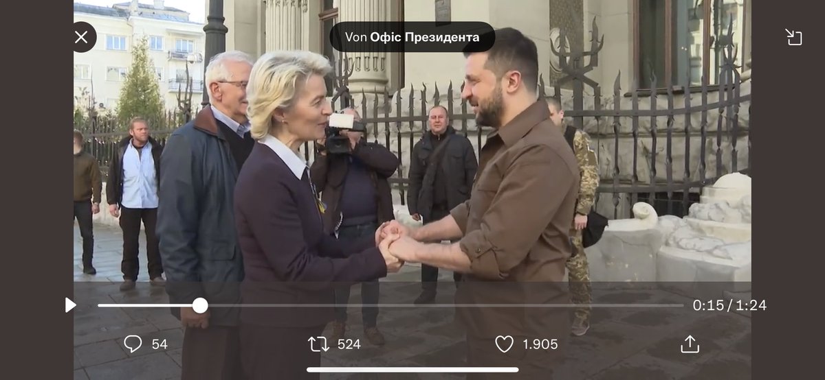 Der Mut dieser Frau <a href="/vonderleyen/">Ursula von der Leyen</a> - die heute die Ehre Europas gerettet hat!