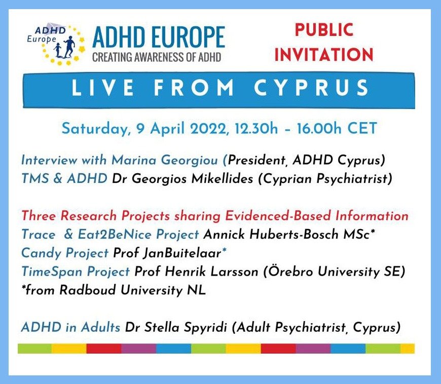 StampaAdhd's tweet photo. Mini convegno online. AIFA Onlus, Associazione Italiana Famiglie ADHD, invita tutti a partecipare all’evento online organizzato da @ADHD_Europe https://t.co/8ddo4FdhbP cliccando direttamente al link https://t.co/uIqeWyyz0D https://t.co/S27MMPCcMn