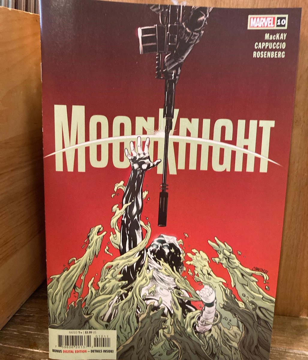 strangeadventrz's tweet photo. The latest issue of #moonknight by #jedmackay and #alessandrocappuccio is on sale this week, along with the collection of the MK series by #maxbemis, #jacenburrows, #tytempleton, and more! 🌙 🌙 🌙 #readmorecomics https://t.co/4blvTpPjNM