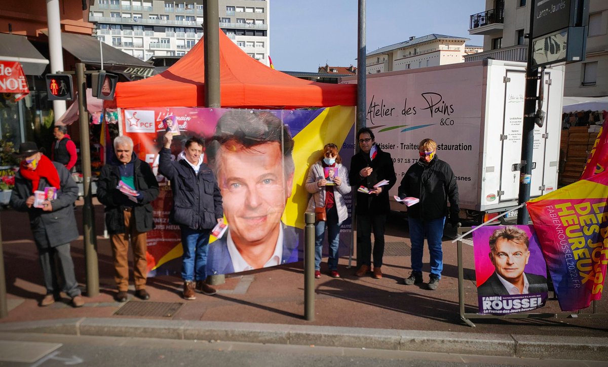 pcfsuresnes's tweet photo. Nous avons été ravis d’avoir pu mener campagne, auprès de vous, ces derniers mois. 
À #Suresnes, le 10 avril, votons pour Fabien Roussel (c’est la touche 2). https://t.co/BYrPvisbcr