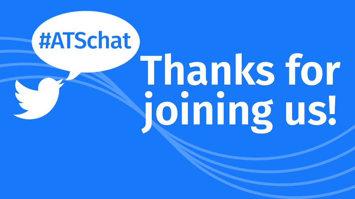 atsearlycareer's tweet photo. #ATSchat
#ATS2022 
Thanks to the panel for taking time to answer questions. To all able to join today, thank you and looking forward to meeting you in San Francisco!!! https://t.co/AGwM1BdYVv