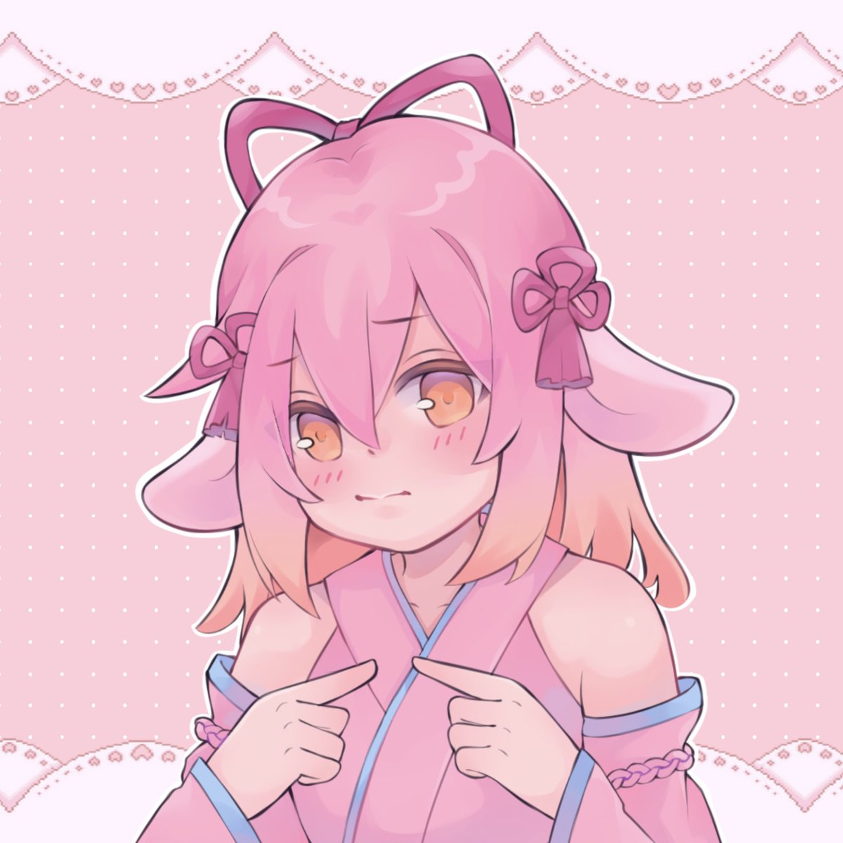 Kumomo_exe's tweet photo. I’ve seen so many posts like this so I wanted to give it a try (｡･ω･｡)🐰

Adorable artwork by: @Mirukupannn_ 🌸✨

#Vtuber #VTuberUprising #VtubersEN https://t.co/UAKuoKol6c