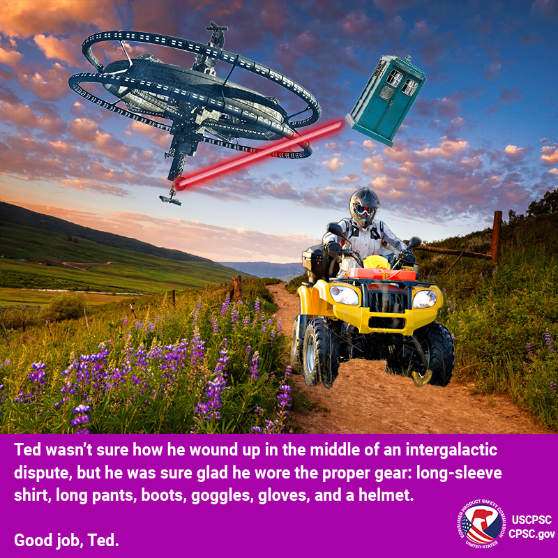 US Consumer Product Safety Commission on Twitter "Ride your ATV safely
