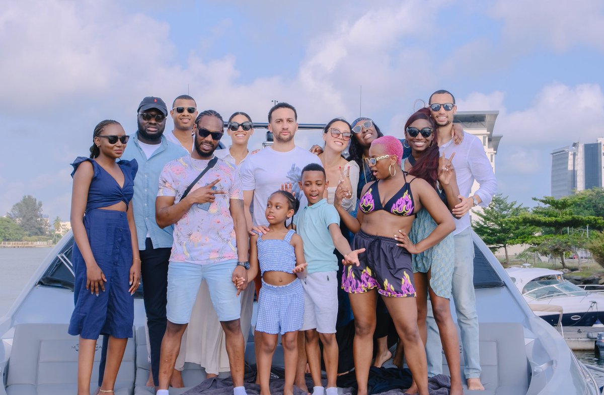 All the Ote$ Grandkids linked up for some Family Fun on our Yacht! 🛥💕 #FamilyFirst