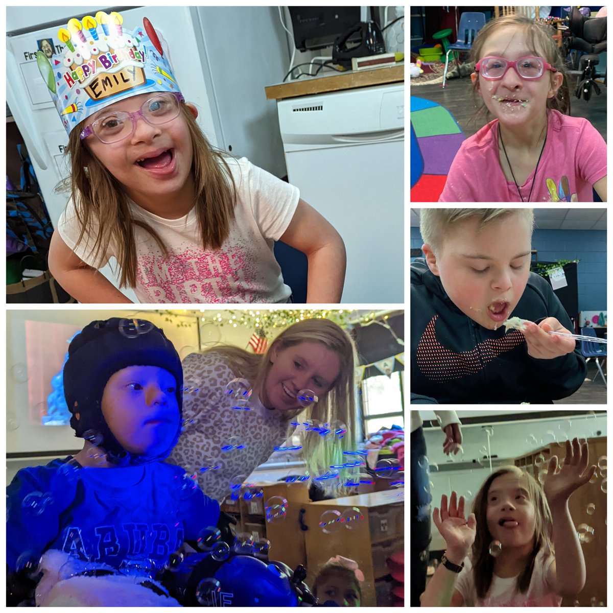 canadyjenn's tweet photo. Cake, bubbles, and smiles. 🎂🫧🎉
@HumbleISD_WHE @HumbleISD
#funfoodfriday
#cookingtolearn
#happybirthday https://t.co/eIEkbhJaS2