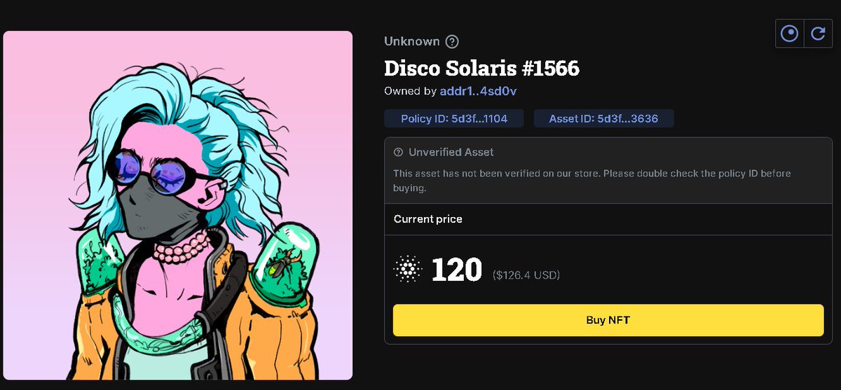 o_o4_o_'s tweet photo. @jpgstoreNFT Someone tried to Scam @discosolaris Community with a fake listing. Plz look into this.
For fellow #CardanoCommunity people, also attaching the Discord info of the Cheater.
#FakeListing. #BeSafe https://t.co/bpw6Ir0h8f