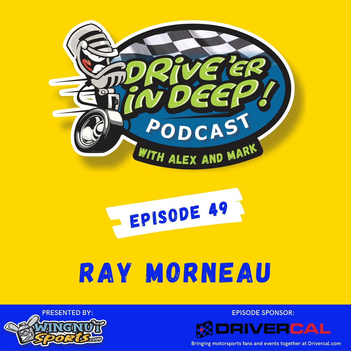 Episode 49 of Drive'er In Deep with Ray Morneau is ready. Please click on link to listen.
🏁 Great time to be a sports fan.
🏁 Morneau Speedway on foot?
🏁 Ontario to Michigan and back
🏁 Climbing through the ranks
🏁 Rapid Fire 🔥 
Listen here:
🎧 linktr.ee/WingnutDID