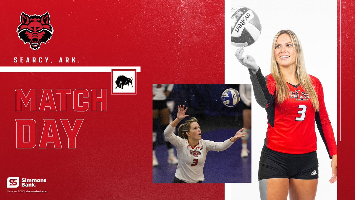 AStateVB's tweet photo. We're headed down to Searcy for our exhibition at Harding!

#WolvesUp🐺 https://t.co/rYT5HEdthk