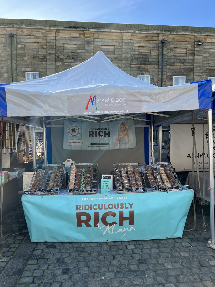 I’m back at Alnwick Market tomorrow in the Market Place, 9am until 4pm.  I’ll have some of our incredible <a href="/Alana_Spencer_/">RidiculouslyRichbyAlana</a> monthly specials with me too! Hope to see you there!