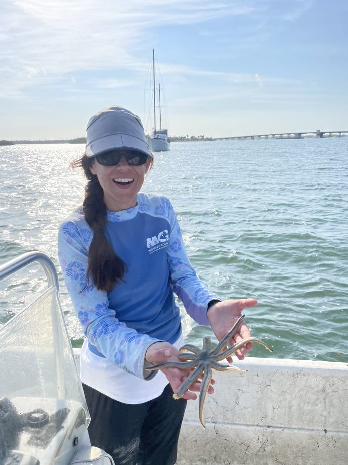 SMS Benthic Ecology Lab (@benthicbrigade) on Twitter photo Shoutout to sampling superSTARS <a href="/jsglanz/">Jess S Glanz</a> and <a href="/gtodonnell/">Garret O’Donnell</a>! Checkout this nine-armed sea star (Luidia senegalensis) found during our April sampling of the Indian River Lagoon. Shoutout to sampling superSTARS <a href="/jsglanz/">Jess S Glanz</a> and <a href="/gtodonnell/">Garret O’Donnell</a>! Checkout this nine-armed sea star (Luidia senegalensis) found during our April sampling of the Indian River Lagoon.