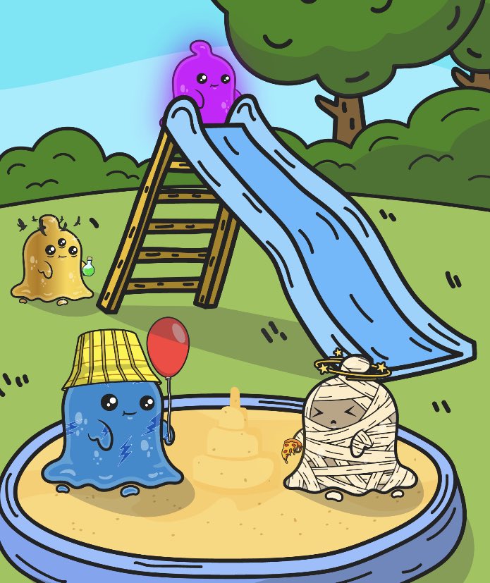 ✳️ Who’s ready to have some fun?

⭐️ Follow us, RT this + 📌 tweet
      [ we’ll add 2 Slimes to our Slimelist! ]