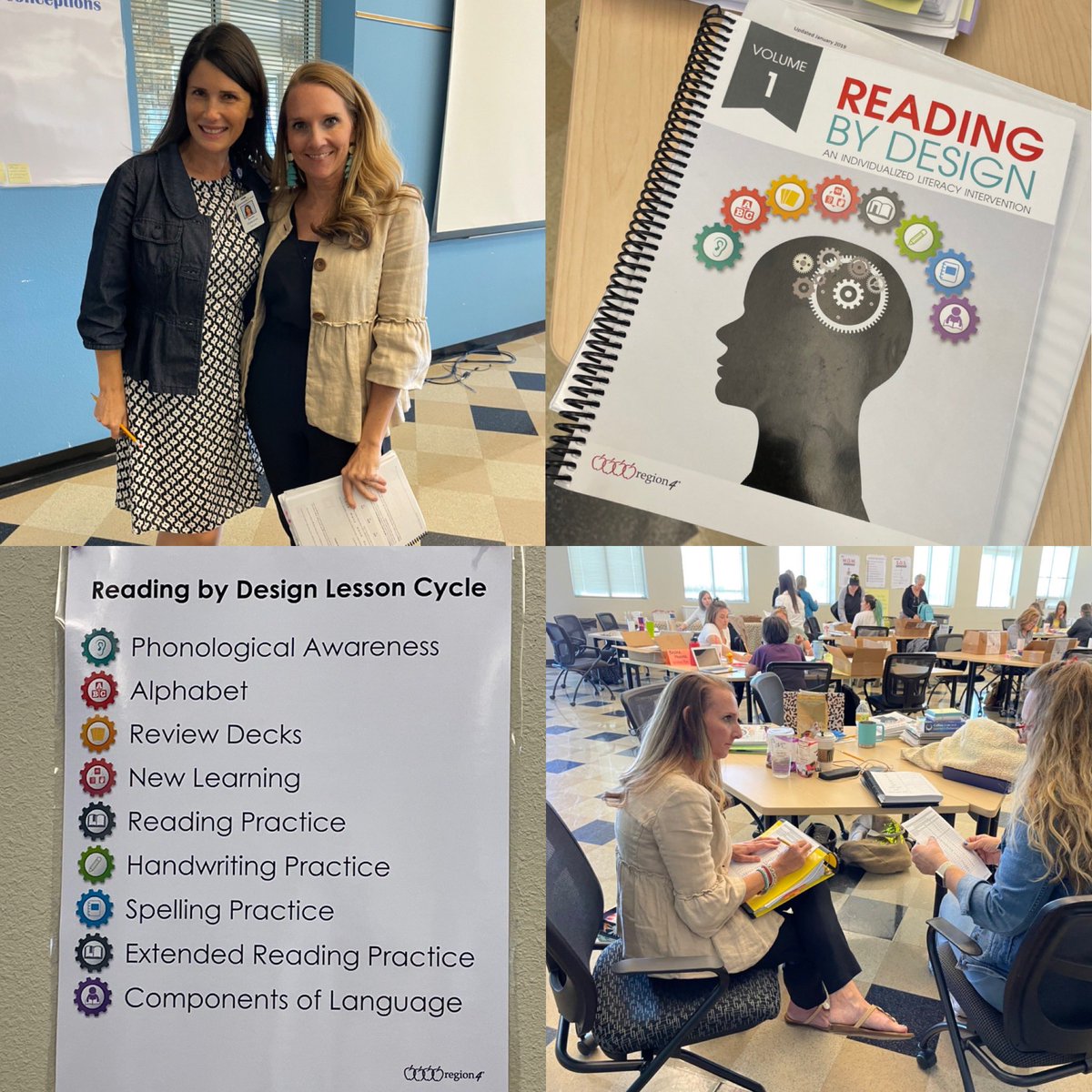 DeShazoKristy's tweet photo. @LeanderISD Reading by Design Training Day 2 #1LISD #dyslexiarocks #SPEDcollaboration https://t.co/8GEaJnlt9y