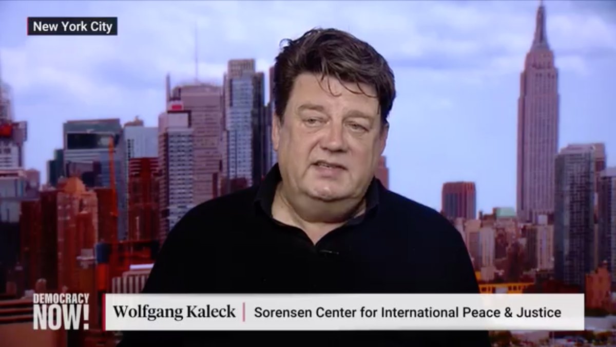 Sorensen Center (@sorensencenter) on Twitter photo Scholar-in-Residence <a href="/WolfgangKaleck/">Wolfgang Kaleck</a> joined <a href="/democracynow/">Democracy Now!</a>’s Amy Goodman to discuss avenues for #accountability in #Ukraine and the harmful #internationalcriminallaw double standards perpetuated by some Western nations, including the U.S. Watch now: bit.ly/3LRsC Scholar-in-Residence <a href="/WolfgangKaleck/">Wolfgang Kaleck</a> joined <a href="/democracynow/">Democracy Now!</a>’s Amy Goodman to discuss avenues for #accountability in #Ukraine and the harmful #internationalcriminallaw double standards perpetuated by some Western nations, including the U.S. Watch now: bit.ly/3LRsC