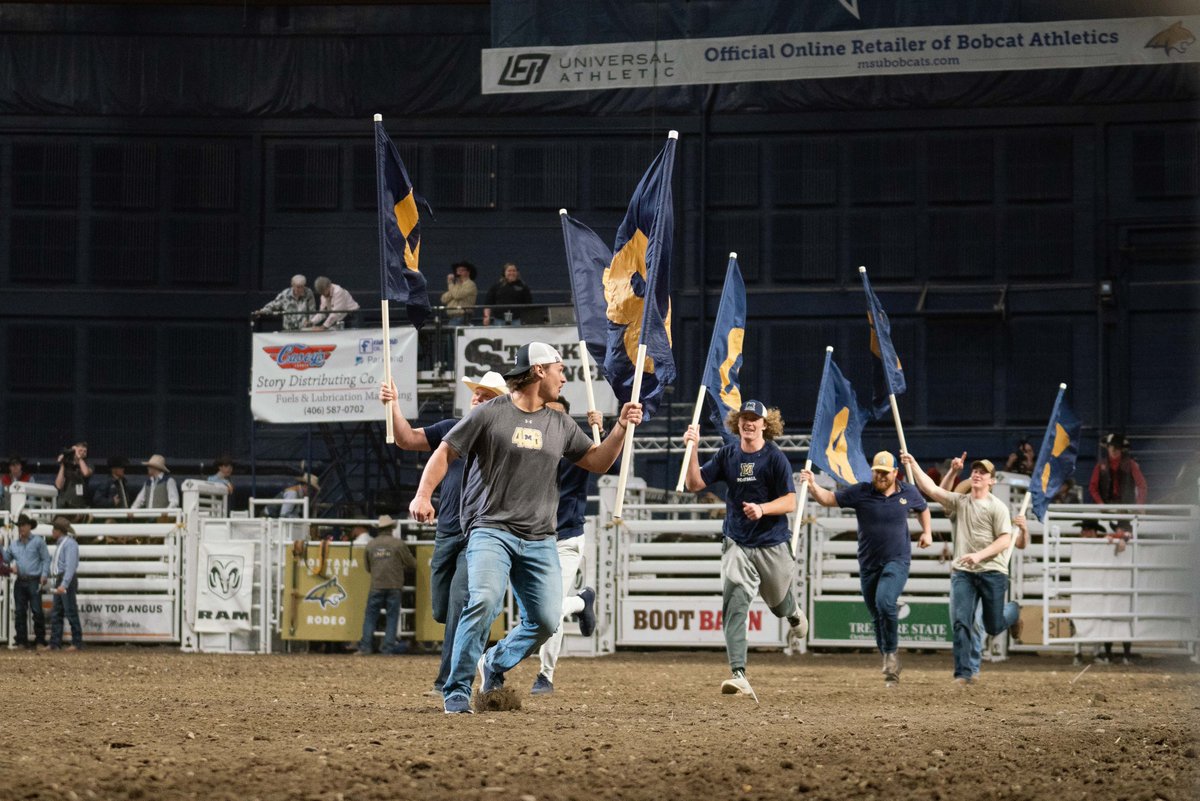 MSUBobcats_FB's tweet photo. Had to return the favor 🤠

#GoCatsGo https://t.co/N6s8X4lHCx