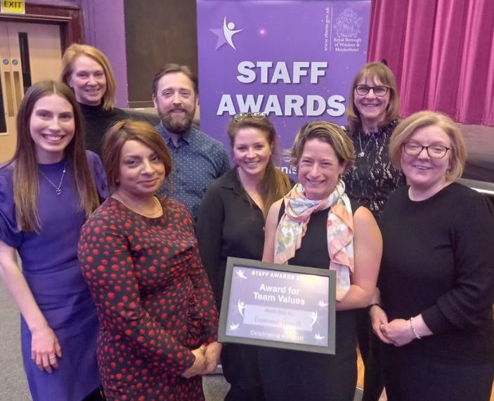 StephLLewis's tweet photo. Not only that, as part of the Economic Growth Team, we were all also proud winners of the Team Award for Values 🎉

However, everyone we work with does an amazing job so we are all winners in my eyes, so these awards are for you too 💜
#innovation #team #success

4/4 https://t.co/NKUTgDA0cO
