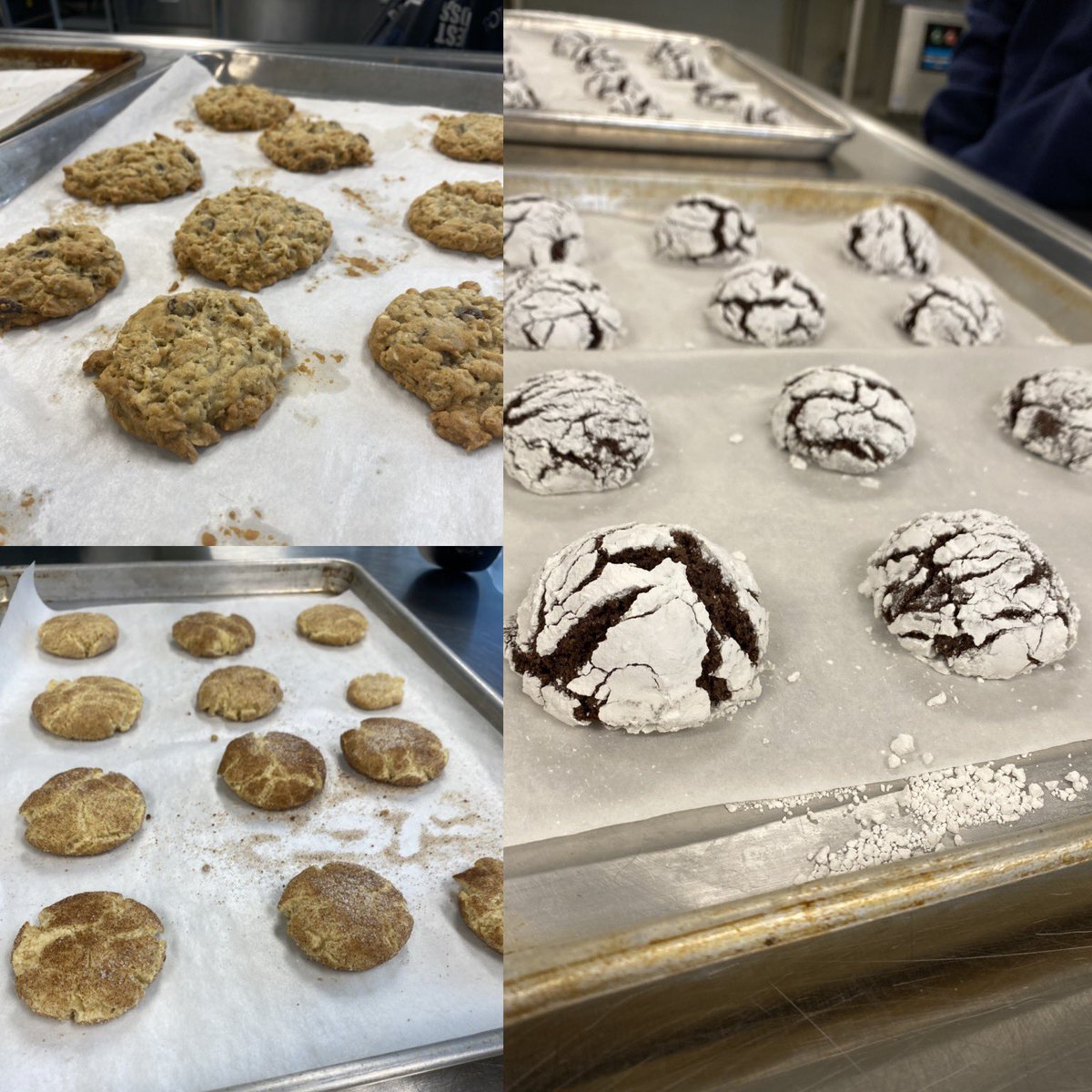 ICWest_FCS's tweet photo. Culinary Arts students reviewed baking skills and made their choice of cookies. Great way to end the week! https://t.co/SmEIJjMLeb