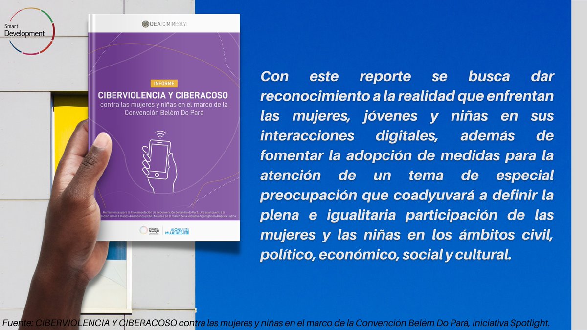 ESZ_smartdev's tweet photo. 👩🏾‍💻Todos los actos agravados y perpetrados a través de las #TIC que dañen la intimidad, la privacidad y la vida digna de las🚺se considerarán #ViolenciaDigital

📢Urgen polít. públicas y mecanismos para la prevención y erradicación de las #VCM

Nuestra recomendación: #EmmaApp👇🏻
🧵 https://t.co/PhcYiglC3q