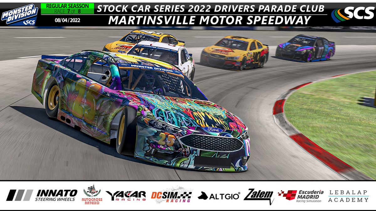 DriversparadeCb's tweet photo. 📸SCS 2022 - MONSTER DIVISION📸

Algunas fotos espectaculares de la carrera del jueves realizadas por nuestro fotógrafo oficial a pie de pista.

📍Martinsville
📆07/04/2022 https://t.co/7bF8deLERp