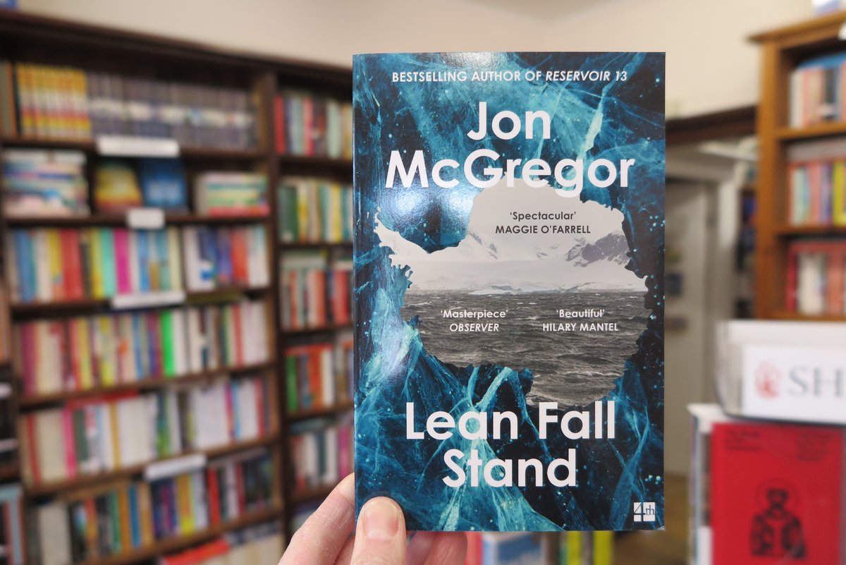 SReadBooks's tweet photo. Counting down the hours until Monday night's online book event with @jon_mcgregor - part of Jon's #LeanFallStand tour de bookshop! Zoom, 8pm start. Book a ticket / order signed copies here... https://t.co/Ctw0tqN7De https://t.co/gEiDfofRxr