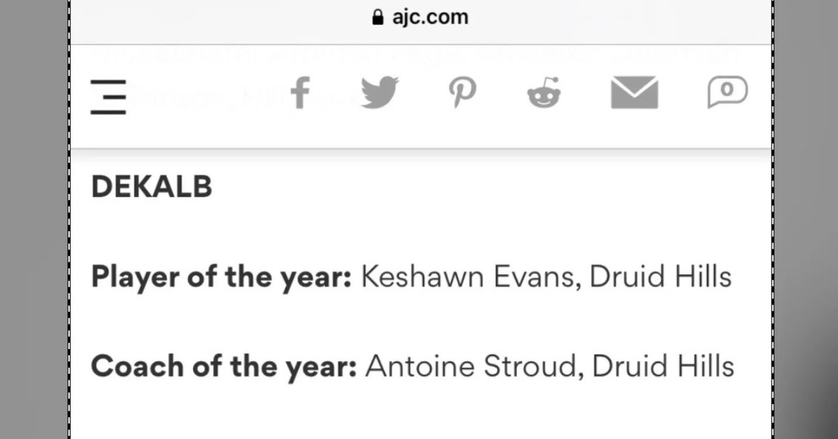 DHHSsports's tweet photo. COACH OF THE YEAR‼️ Congratulations to head Varsity Basketball Coach, Antoine Stroud, who earned coach of the year honors at three different levels! Job well done! @hills_druid @DruidHillsHigh @DCSDAthletics @OfficialGHSA @CoachStroud3 https://t.co/F9iBXQClBm