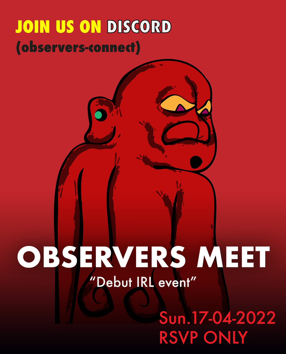 observersworld's tweet photo. Join us for our first IRL experience in Accra,🇬🇭
Our first observer link up will be held nextweekend Sunday. Our meeting will be focused on networking,brewing ideas,private art viewing and alot more updates to annouce for Observer holders. Mark calendars observers!! 👁 you soon. https://t.co/oqYPQqsMuN