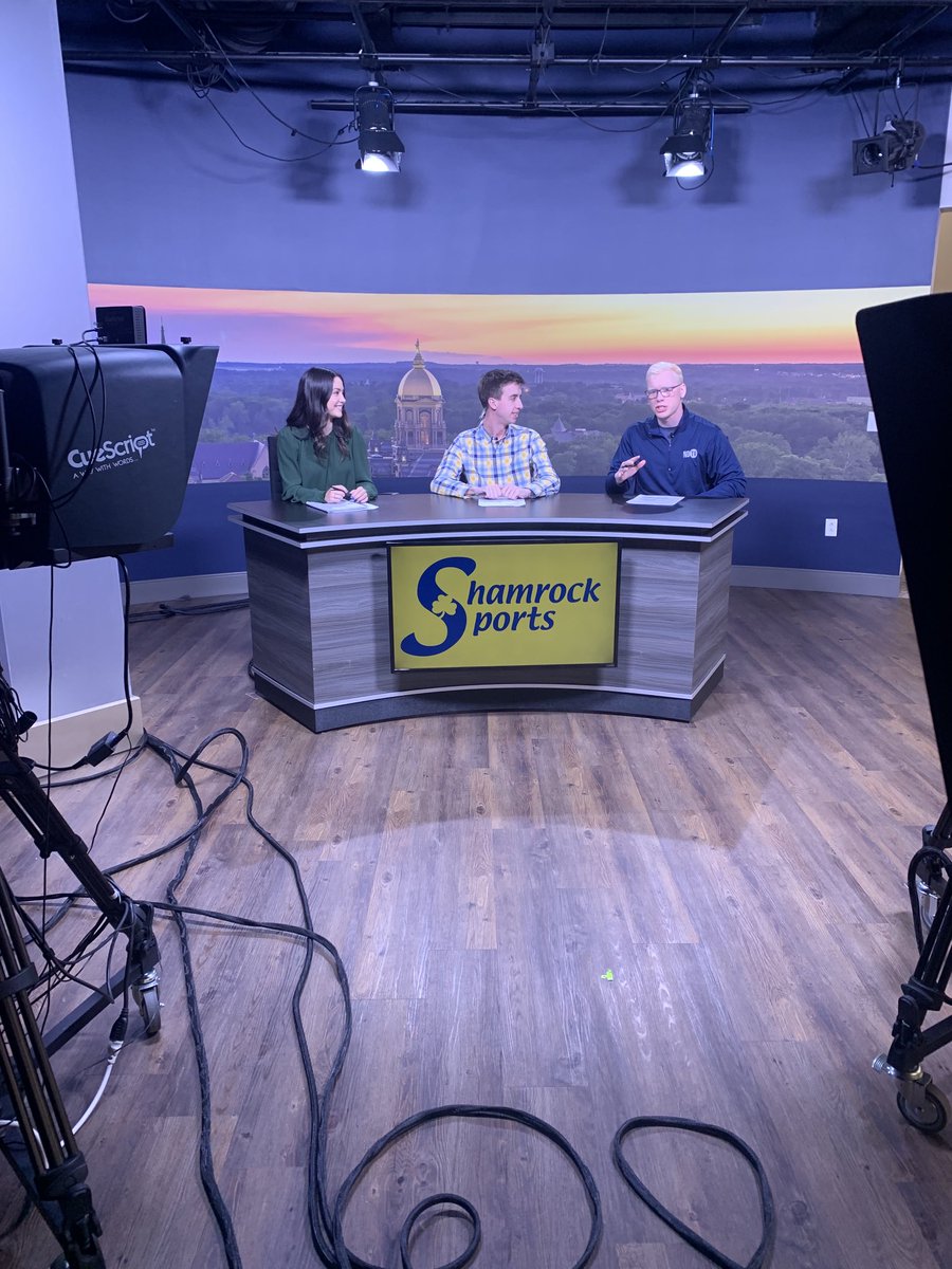 The last Shamrock Sports of the year airing now on NDTV. #seniorshow☘️😢