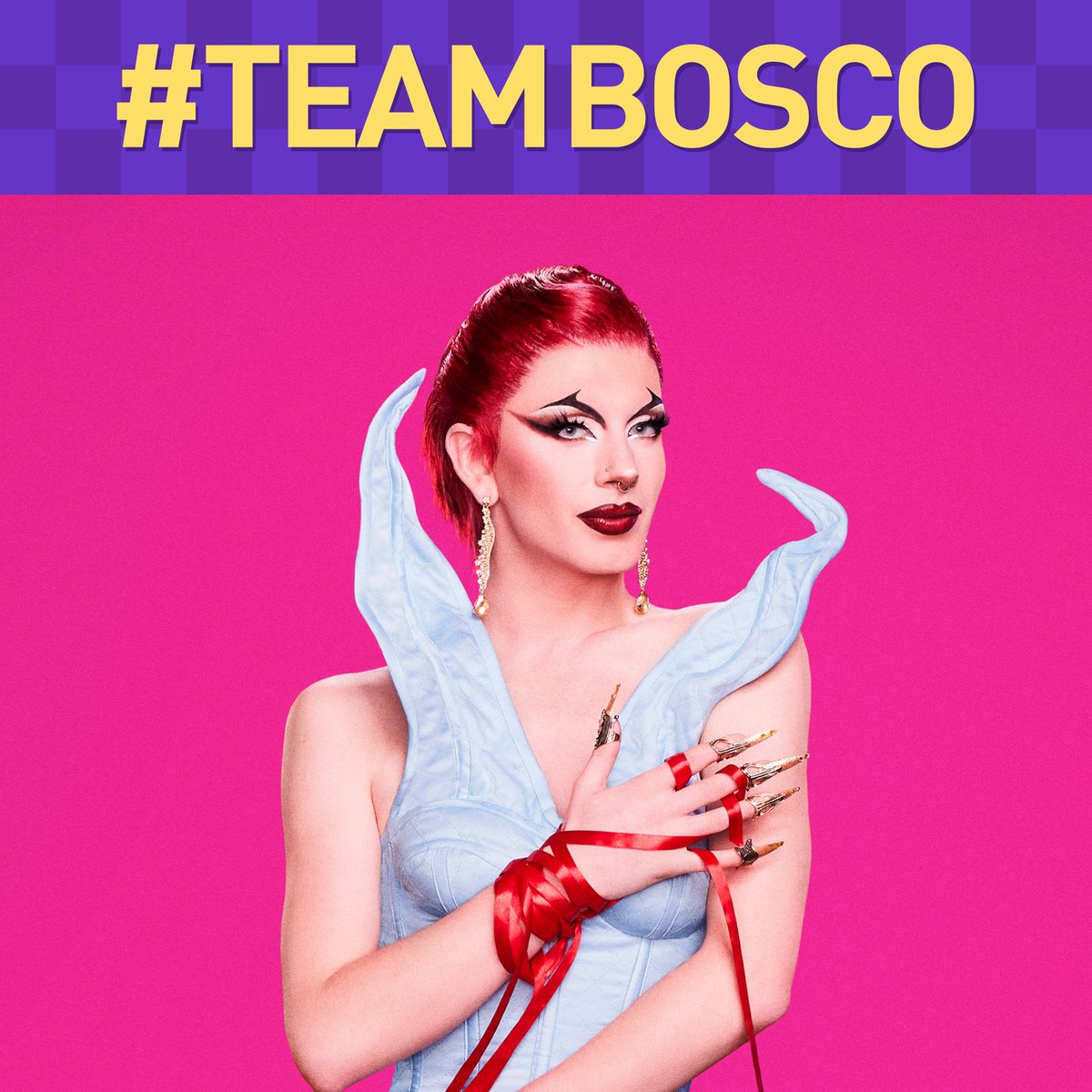Do you want to see <a href="/hereisbosco/">Rupaul’s Drag Race</a> take home the crown? ✨ Show your love by using #TeamBosco across social media! 💓 #DragRace