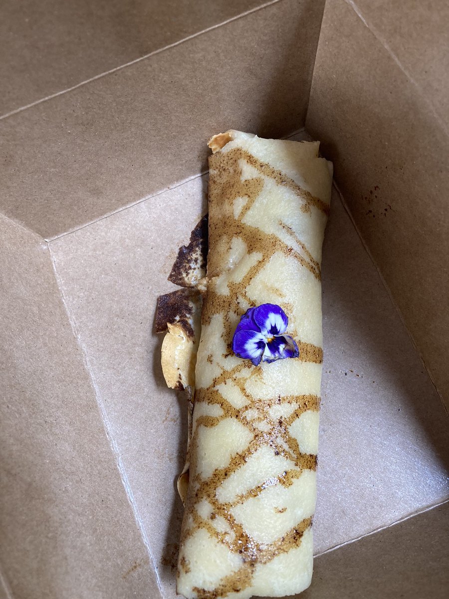 speakingfeather's tweet photo. Amazing lunch at Crescent Cafe. Had to bring one of my three crepes home to enjoy later!  How did I not know about this gem? #crescentcafe #visitmcminnville https://t.co/fssj29uhh0
