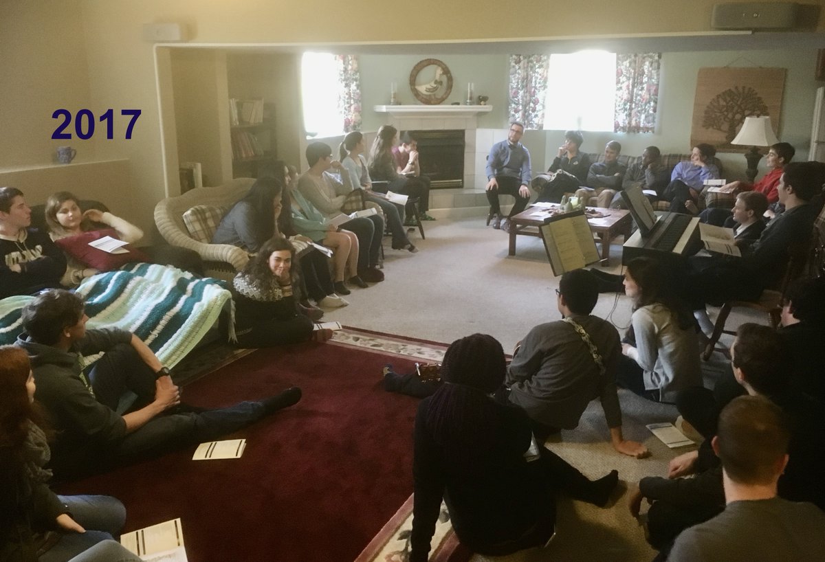 NotreDameVision's tweet photo. #FlashbackFriday to Mentor Evenings of Reflection/Mini-Retreats over the years!
Each year the Mentors gather in late spring for dinner, fellowship, and prayer before the semester begins to draw to a close. #NDVision https://t.co/2IGWNfounS