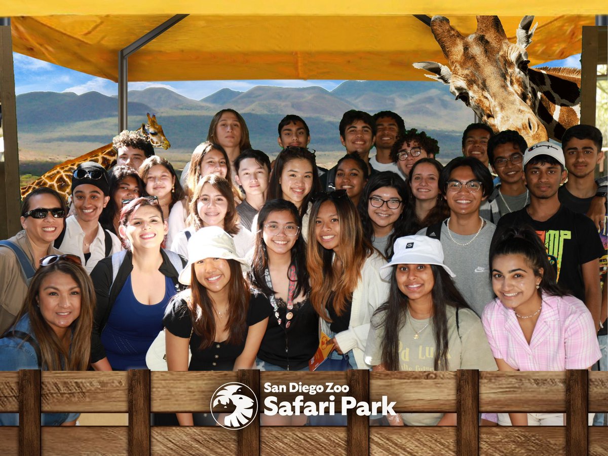 Cen10IB's tweet photo. @Cen10Huskies IB Biology went on a field trip to the @sandiegozoo Safari Park. For some students, this was their first experience at the park. I cannot wait to see their Scavenger Hunt Selfies #cen10ib #ibbio #ib_dp https://t.co/lx5boj2CFM
