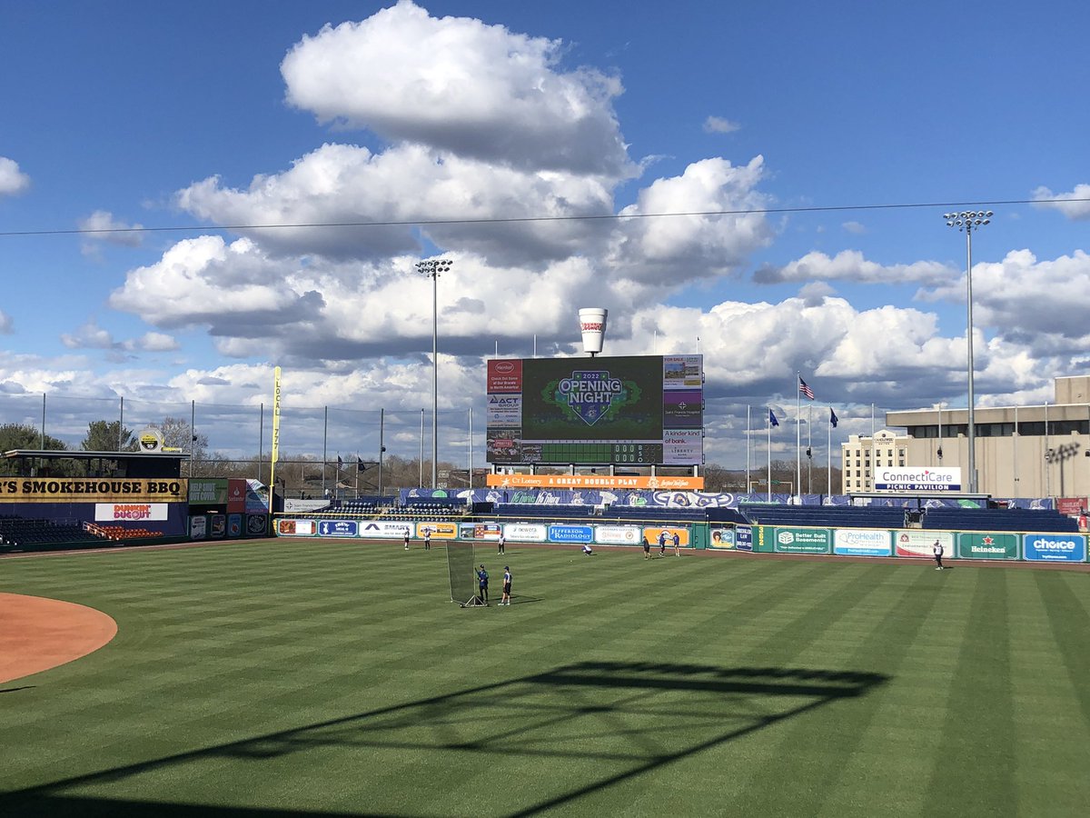 What a beautiful Friday for Hartford Yard Goats opening day!