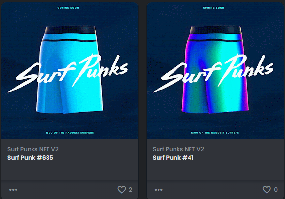 _MangoNFT's tweet photo. Just minted these badass 3D punks @TheSurfPunks stoked for surfing in the metaverse. #NFT #web3 #surfpunks #wen #mint Public mint later today! https://t.co/O7QwdhWF7Z