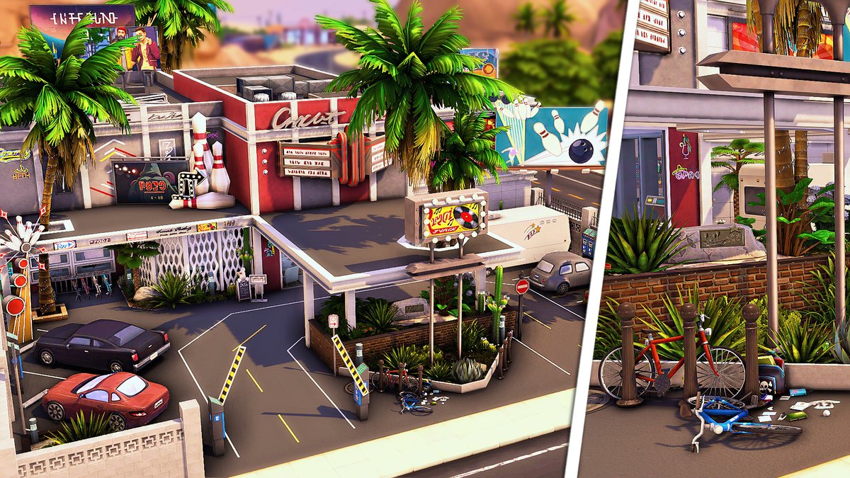 jessicapieYT's tweet photo. New Speed Build! 🤍

I built a multi-functional community lot!

Features include:
🎥 Movie Theatre
🎳 Bowling Alley
🕹 Arcade
🎤 Karaoke bar

>>> https://t.co/5NETzxascB

@TheSims 
@SimsCreatorsCom 
 
#TheSims4 #ShowUsYourBuilds #NoCC https://t.co/91R3IXvarI
