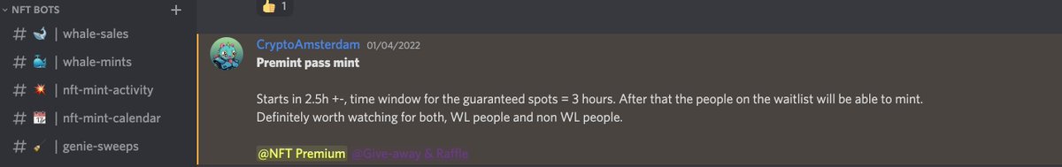 damskotrades's tweet photo. Premint pass floor going for that 1E floor!

Got in at .25 with the @Altcointraders_  fam and not selling anything soon. One of the most used services within the NFT space. 

Absolutely loving the utility for my own usage as well. 

@PREMINT_NFT https://t.co/YY8WCDTdjE