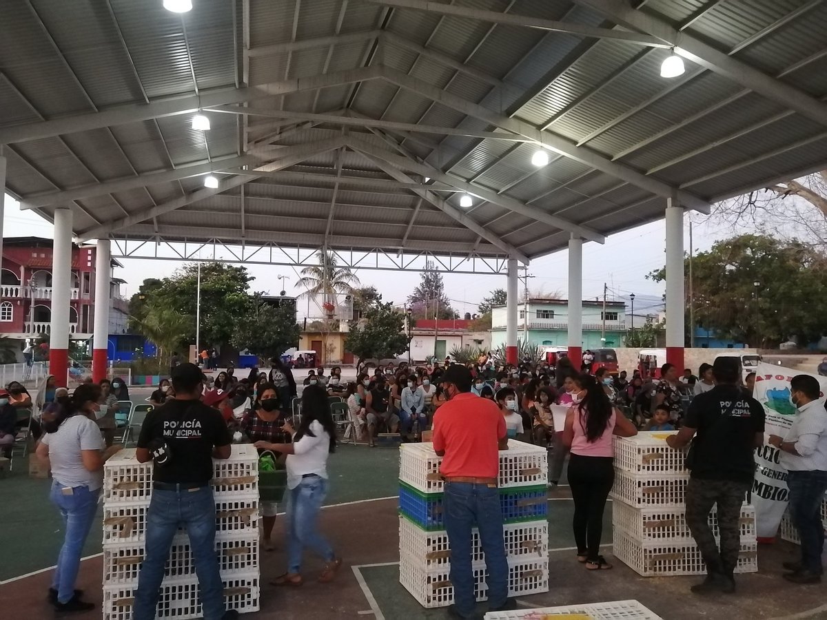 psicluis222's tweet photo. @afodepoac si cumple!!!
A nombre del Ing Mauro Cruz por segunda ocasión, se hizo entrega  en el municipio de #SanAgustinAmatengo del programa de aves de doble propósito; beneficiando a más de 250 familias de la mano con la Presidenta Municipal #IbethJiménezReyez. https://t.co/lyrY4KykIA