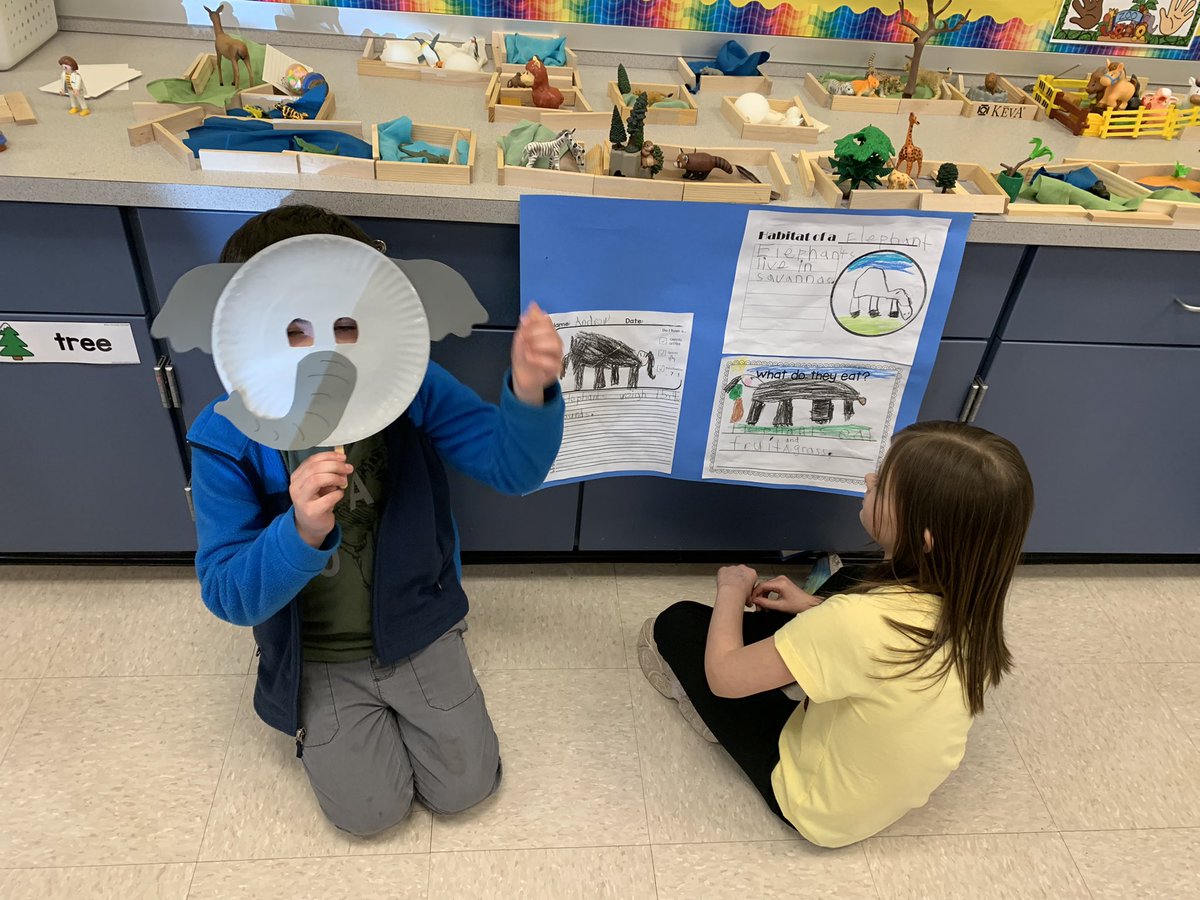 Miss_Simonson's tweet photo. First grade had the honor of learning from our kinder buddies! We loved visiting their zoo and learning about the animals they researched 🐘🦁🐊 Awesome job Kindergarten🐾💚 @PSDBedminster #PennridgeProud https://t.co/nQJfRguhOh