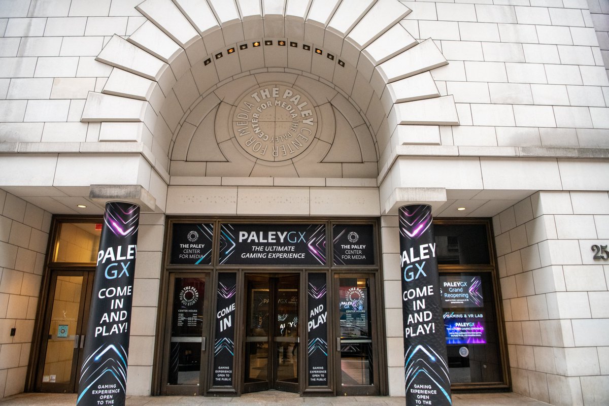 TheJerseyMomma's tweet photo. Hey Gamers! Check out this awesome event happening at the grand re-opening of the #PaleyGX Gaming Studio at @paleycenter ! #VR, console games, PC, you name it! Looks like a fun time for #gamers of all ages! Read more here: https://t.co/8YsGDITQhE
#NYC #NYfun #weekend https://t.co/8hdFcDuntv