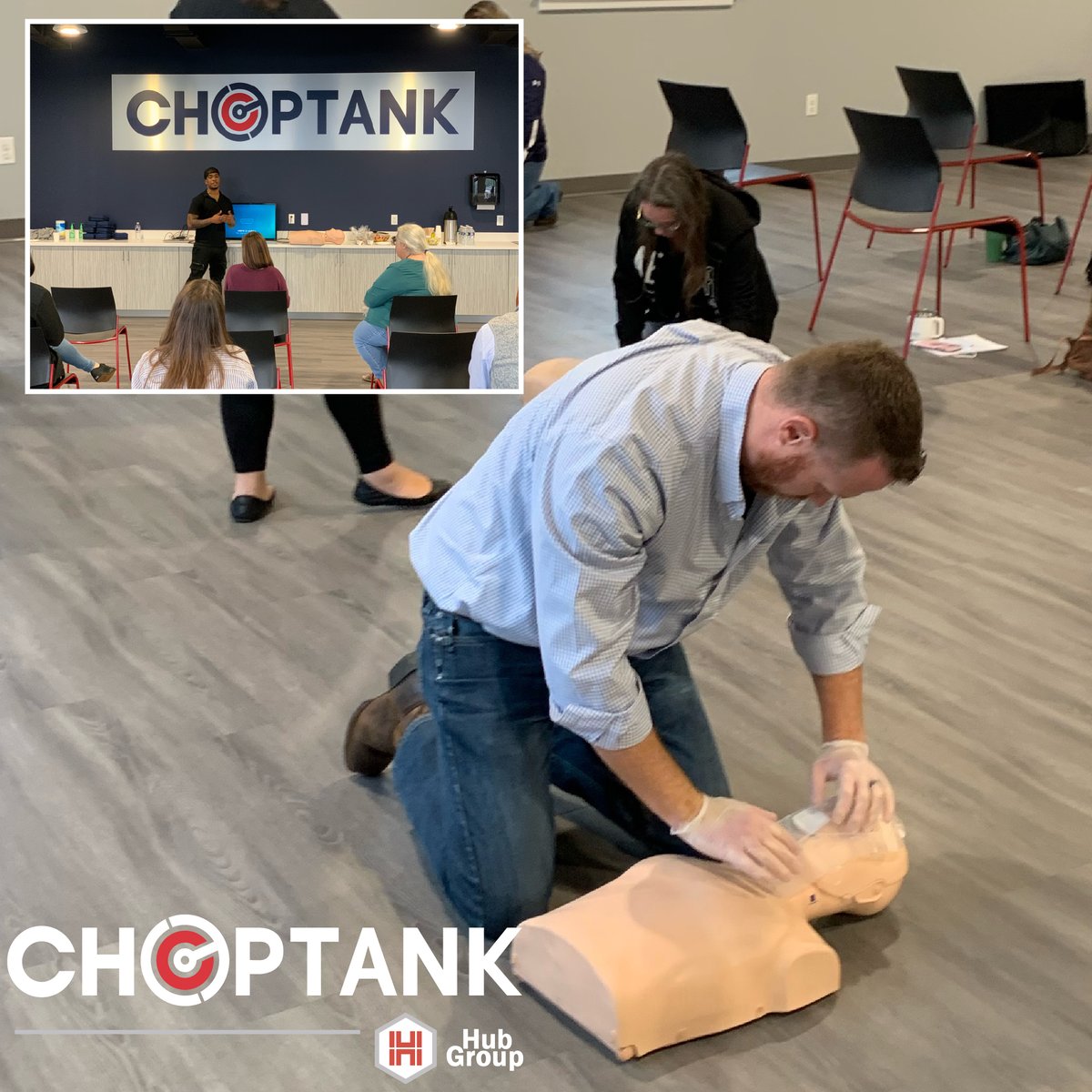 Thank you to @redcross for coming to our #Easton office to train our team members in First Aid and #CPR. #ChoptankintheCommunity #Unite 

Learn more about our culture of #givingback and be part of our team! hubs.la/Q017MLb70
