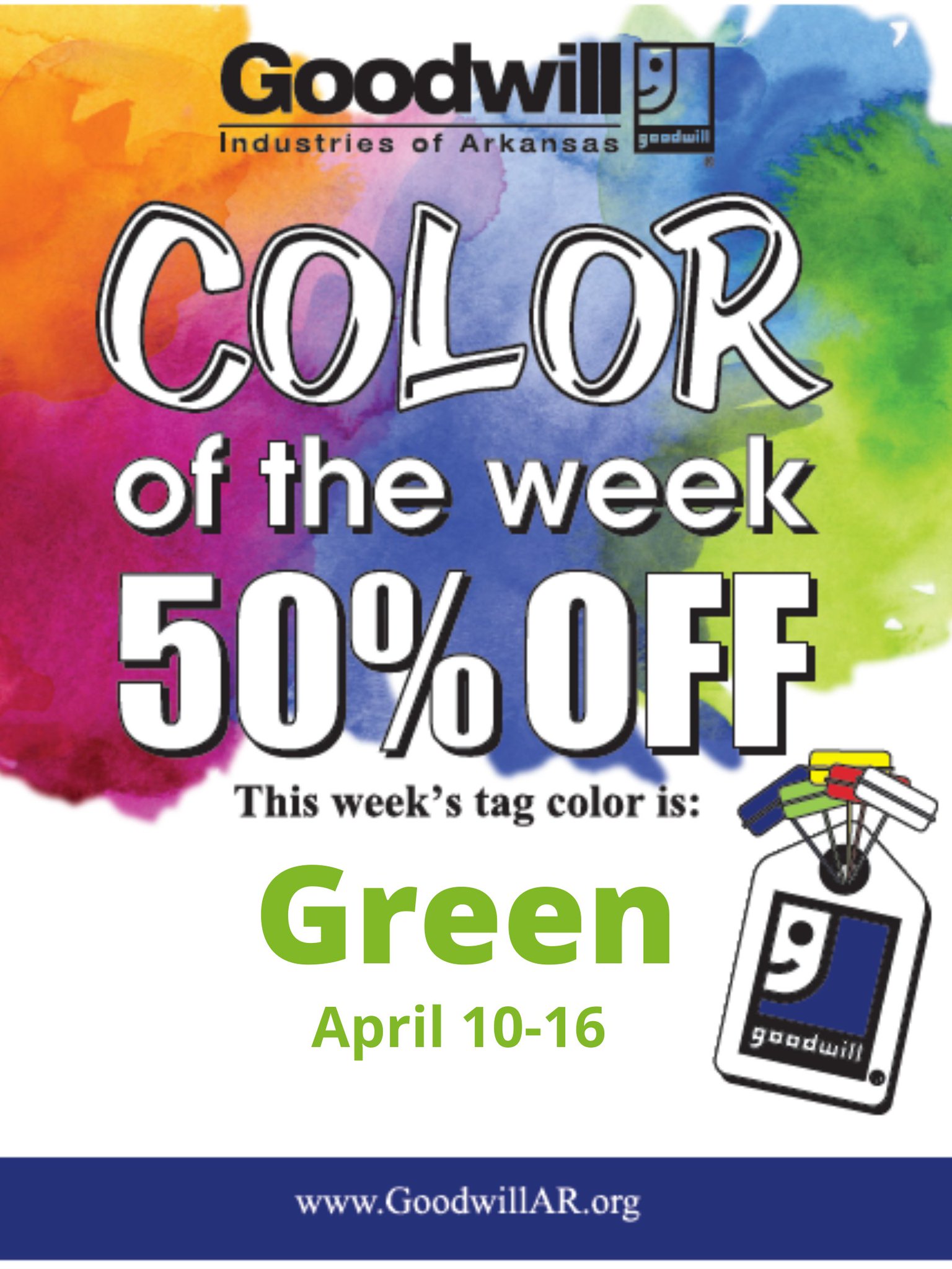 Goodwill Arkansas on Twitter "Roses are red, our new ColorOfTheWeek