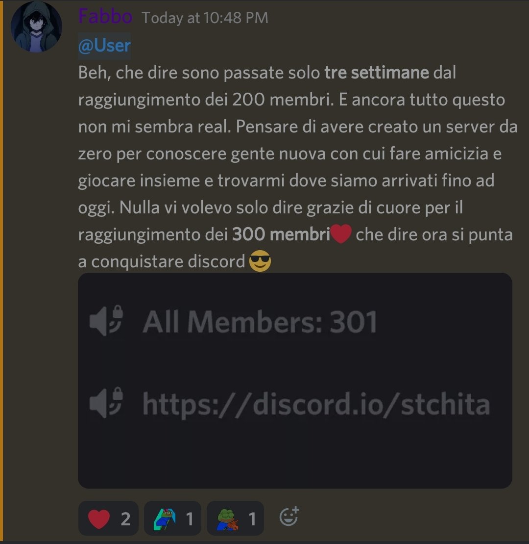 Grazie ancora ragazzi ❤️