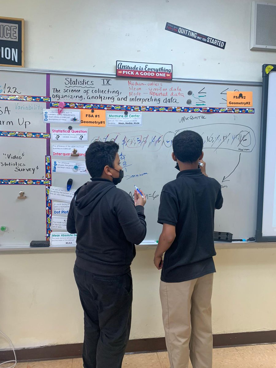 ShenandoahMS's tweet photo. It is #FlashbackFriday! This week, Ms. Midence's math students have been learning about statistics.  They collected &amp; organized data on the daily average of cell phone usage of the 6th grade classes. Check out their process. #SMSMath @MDCPS @MDCPSCentral @SuptDotres @MDCPSMath https://t.co/p3pApKztCk