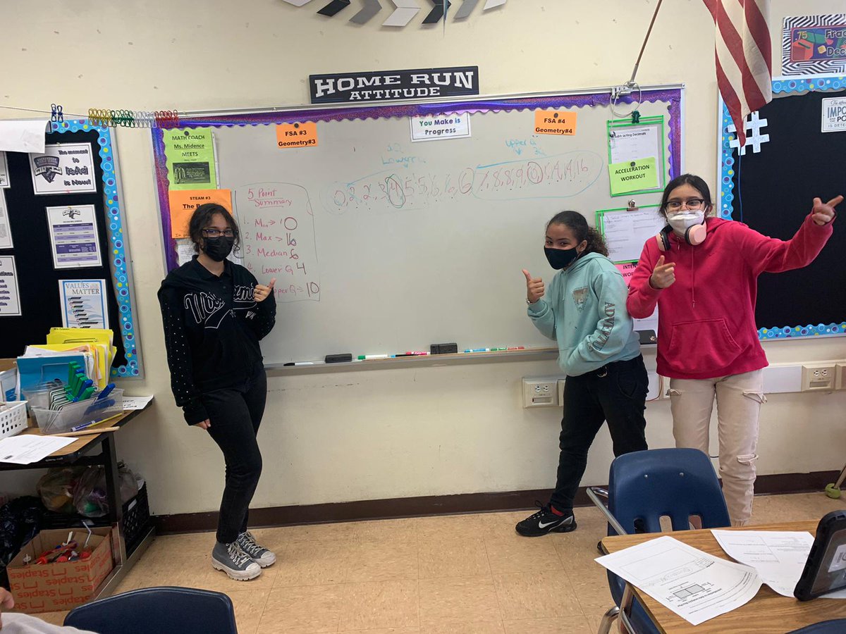 ShenandoahMS's tweet photo. It is #FlashbackFriday! This week, Ms. Midence's math students have been learning about statistics.  They collected &amp; organized data on the daily average of cell phone usage of the 6th grade classes. Check out their process. #SMSMath @MDCPS @MDCPSCentral @SuptDotres @MDCPSMath https://t.co/p3pApKztCk