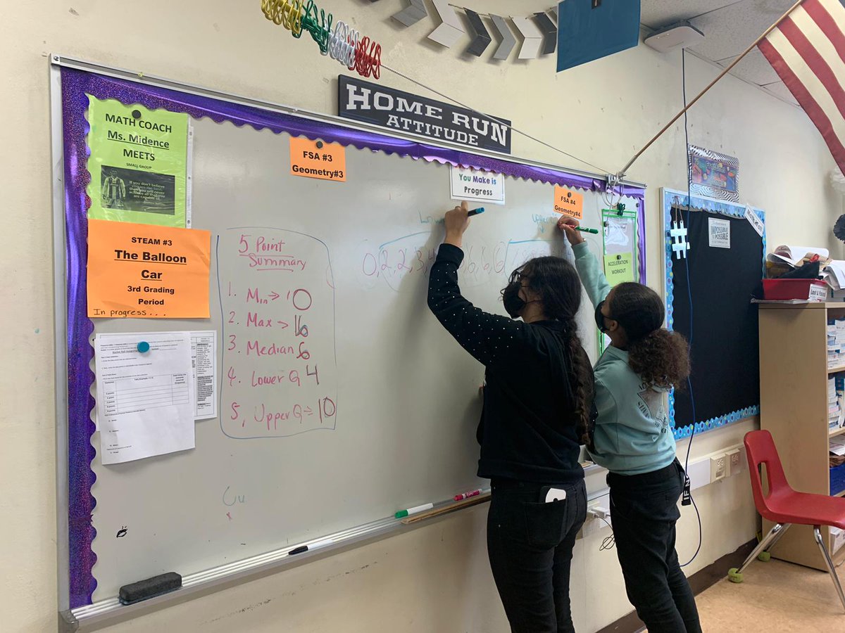 ShenandoahMS's tweet photo. It is #FlashbackFriday! This week, Ms. Midence's math students have been learning about statistics.  They collected &amp; organized data on the daily average of cell phone usage of the 6th grade classes. Check out their process. #SMSMath @MDCPS @MDCPSCentral @SuptDotres @MDCPSMath https://t.co/p3pApKztCk