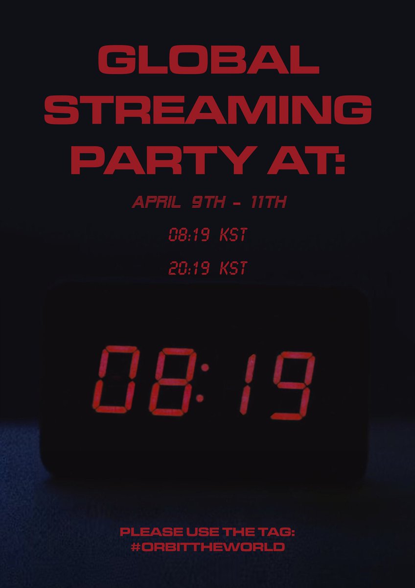 loonatheradio's tweet photo. ⌜👑⌟ Orbits!! Join the the first of many 08:19 streaming parties!

Use the tag #ORBITTHEWORLD to encourage others to stream and like the video!

https://t.co/IaiXpOtFNu

@loonatheworld #이달의소녀 #今月の少女 #LOONA https://t.co/f0qKp6vVyr