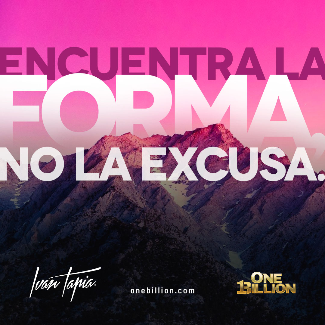 ivantap's tweet photo. Así como puede haber mil excusas, también hay mil formas de hacer que las cosas sucedan, pero dime…

¿Te esfuerzas por encontrarlas o te conformas con las excusas? Te leo. 
.
.
#IvánTapia #onebillion #ceroexcusas #acción https://t.co/ZZFY2eCSwT