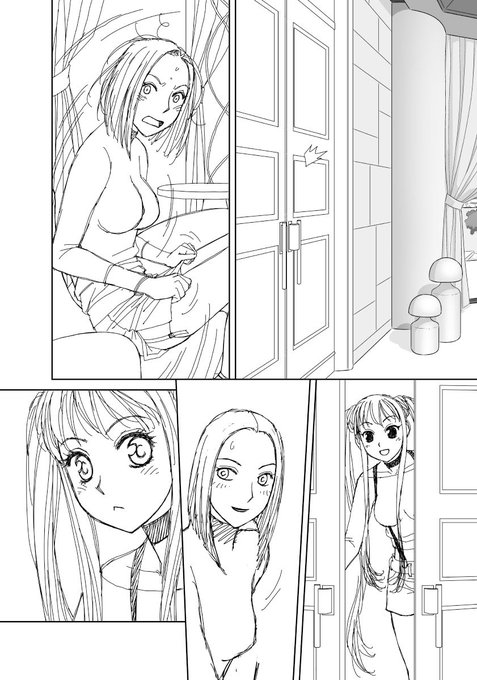 「My doll house」の下描き
台詞フキダシ無し絵その、169

他人ん家でアレをしてはいけません…たぶん……😅😅 