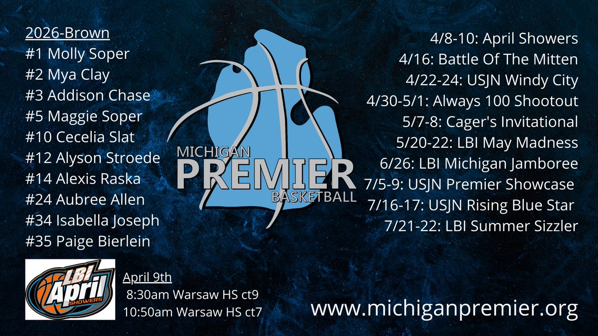 Michigan Premier (@mipremierbball) on Twitter photo  Michigan Premier (@mipremierbball) on Twitter photo